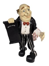 Vintage Waiter Figurine 12”