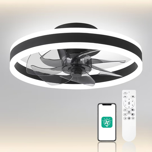 Smart ceiling fan with light - fan,