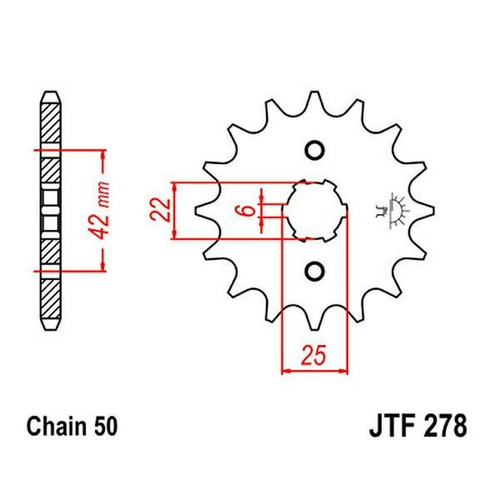 Sprocket z18 530 726 for - 530, 726.00.90