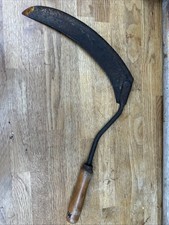 Vintage Wooden Handle Scythe
