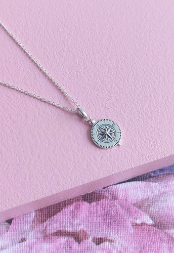 Dew small compass necklace - dew,
