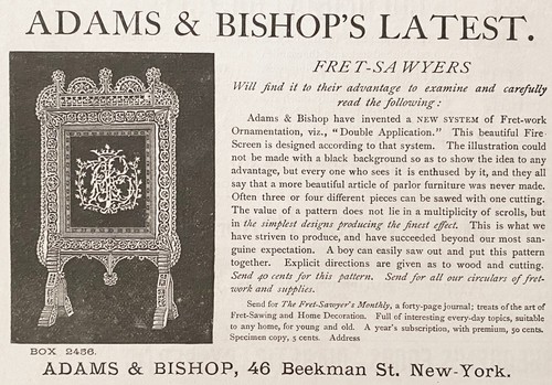 Adams bishop fret saw - adams, &