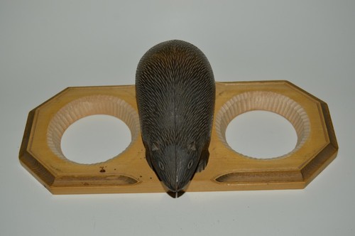 Vintage handmade wooden beaver - vintage,