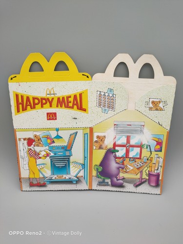 Mcdonalds unused happy meal - mcdonalds,