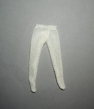 Vintage white fishnet tights