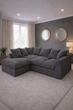 Corner Sofa Jumbo Corduroy 3 +