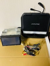 Alpine car AV unit & flip-down