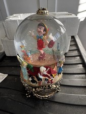 Vintage Pinocchio Disney Musical Snow globe