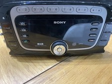 FORD SONY DAB MP3 CAR RADIO STEREO CD PLAYER FOCUS MK2 2008 2009 2010 OVAL TYPE