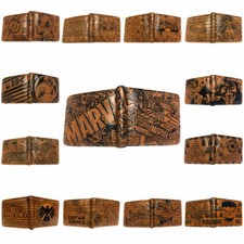 Men Boys Bifold Wallet PU Leather Superhero The Flash The Joker Coin Purse Lots