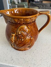 Falcon Ware Old Bill and Bush Treacle Glazed Jug