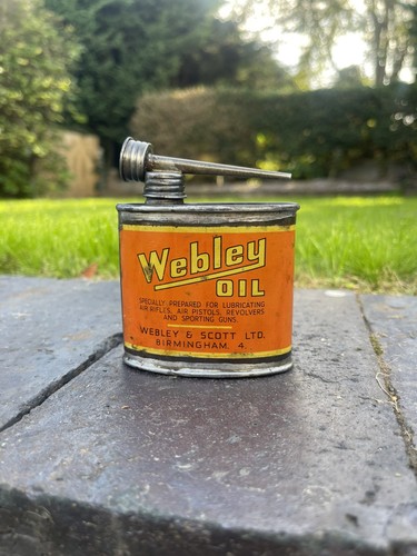 Vintage webley oil can for - oil,
