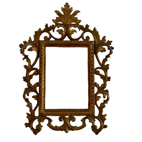 Vintage ornate gilt brass - gilt,