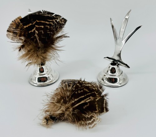 Pair antique silver - pair,