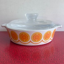 Vintage 1970s Pyrosil Orange