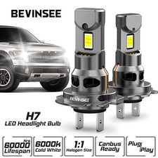 BEVINSEE 2x LED H7 Headlight
