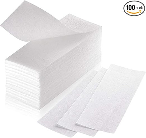 100 paper strips wax waxing - 100,