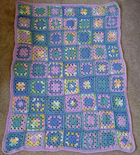 New handmade crochet granny - handmade,