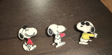 Retro Snoopy saxophone vWoodstock dogs Vintage 60s 70 80s comic acrylic brooch