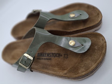 Birkenstock Gizeh Khaki Patent