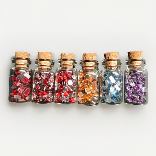 Rhinestone nail art - nail,