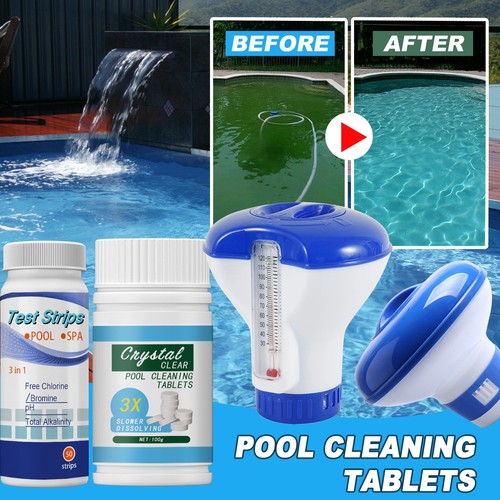 Pool cleaning tablet - pool,