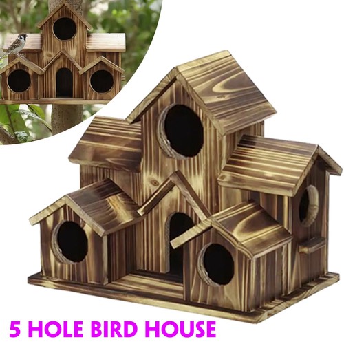 Outside wooden bird - outside,