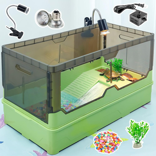 Turtle habitat tank - habitat, kit–
