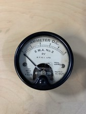 Ammeter Dc Vintage E.T.E.I Ltd