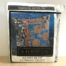Ehrman Klimt Blue Cushion