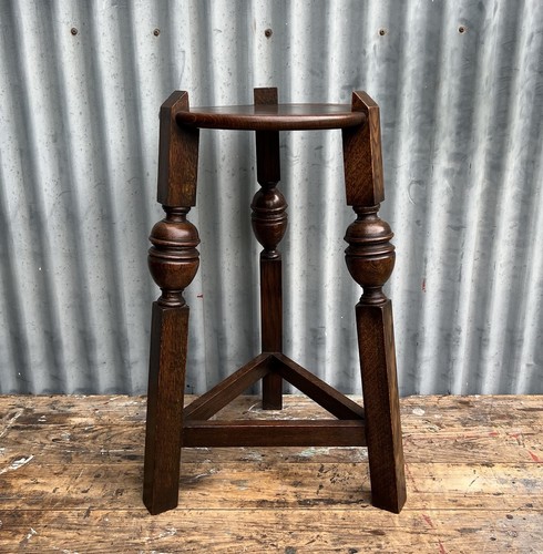Vintage oak legged - oak, lamp
