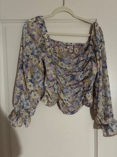 Pleione smocked top medium - top,