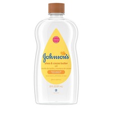 Johnson's Baby Oil, Mineral Oil Enriched with Shea & Cocoa Butter -  20 fl. oz