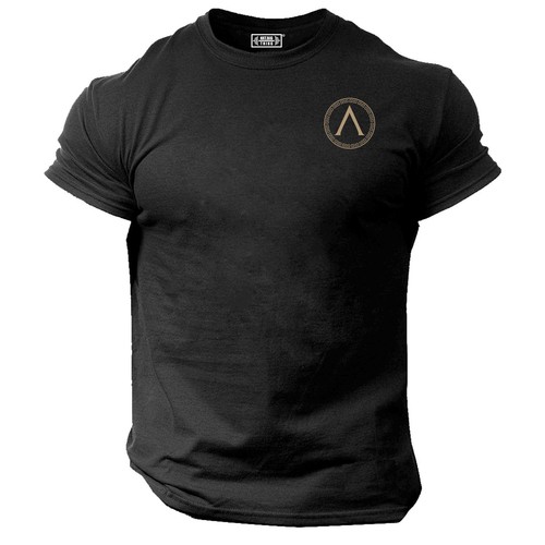 Spartan shield shirt - shield, t