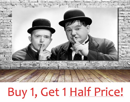 Laurel and hardy canvas - laurel, wall
