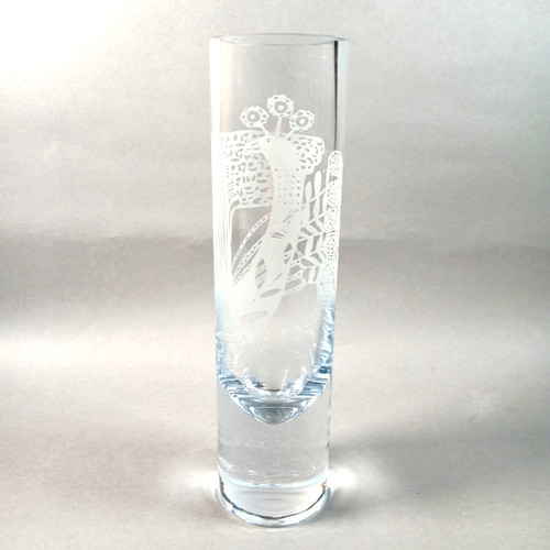 Vintage tubular glass - tubular, ~