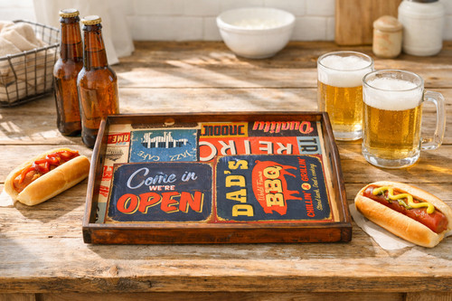 Vintage butlers serving tray - butlers,