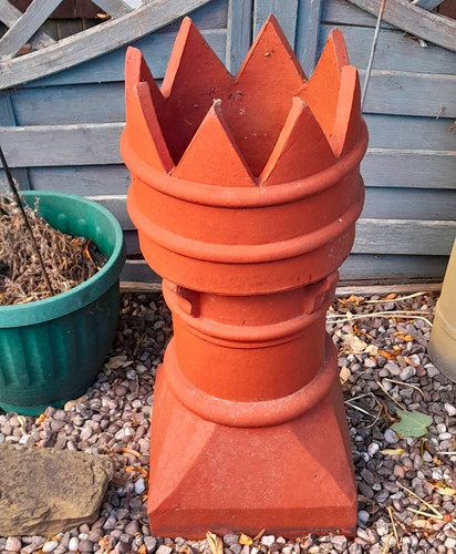Terracotta chimney pot - terracotta,
