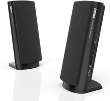 Active USB PC Speakers 3.5mm Jack Volume Control for Laptop Notebook Tablet 2 Pc