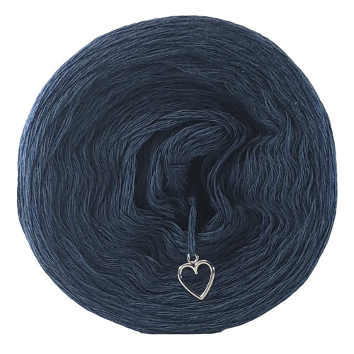 Petrol bamboo cotton yarn - petrol,