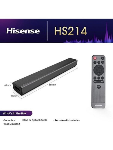 Hisense all one sound - sound, bar