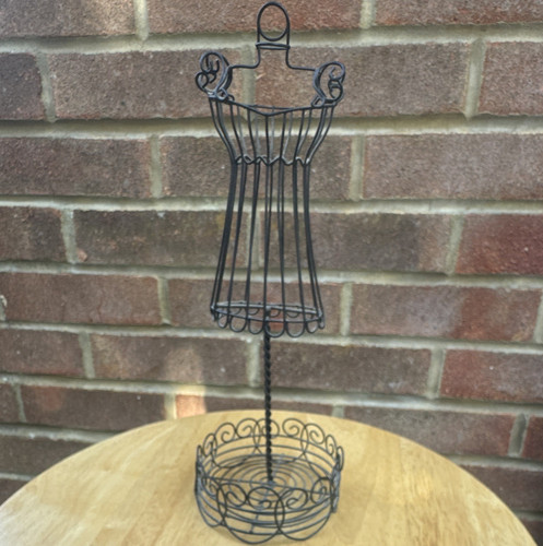 Vintage wire dress form - wire,