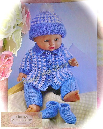 Dolls clothes knitting - clothes,