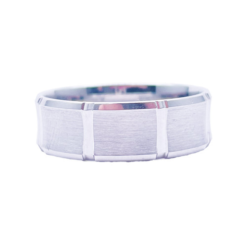 Mens platinum wedding band - mens, 7mm