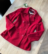 Vintage Coat Size 12 14 Red