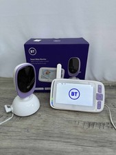 BT Smart Video Baby Monitor 5" Screen Camera – WiFi App, Fully Working, Boxed