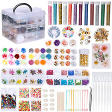Resin Kit for Beginners Epoxy Resin Jewelry Making Supplies 203Pcs for DIY Craft