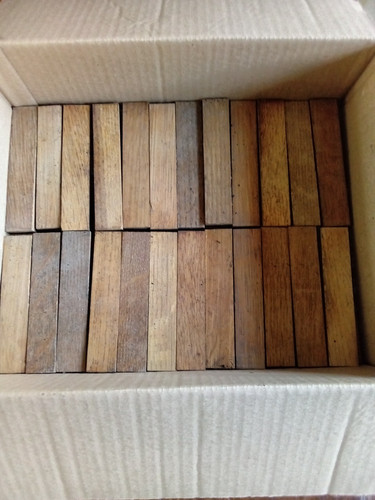 Reclaimed wood parquet finger - reclaimed,