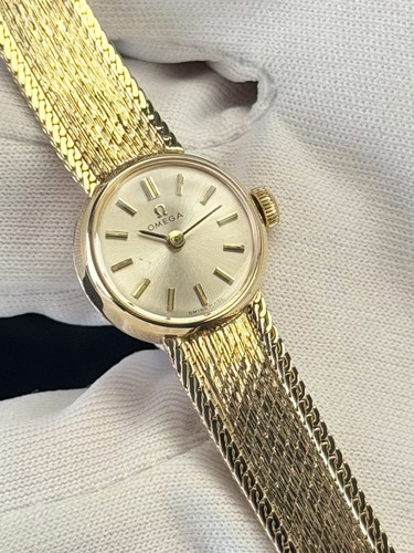 9ct gold omega - gold, ladies