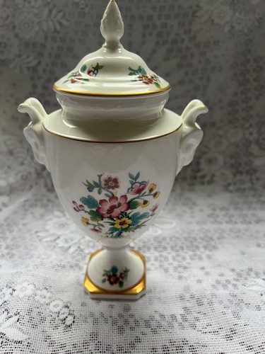 Coalport ming rose pedestal - coalport,